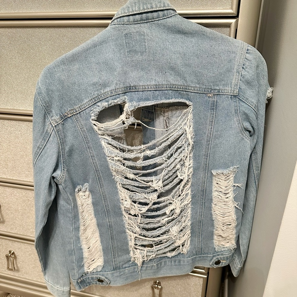 The Rockn Rev Ripped Jean Jacket